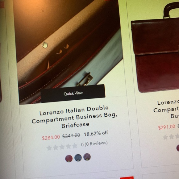 Beautiful business leather tote. - Picture 8 of 11